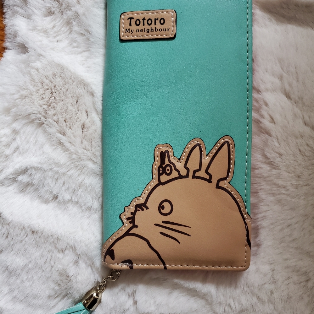 Totoro Blue and Pink Wallet